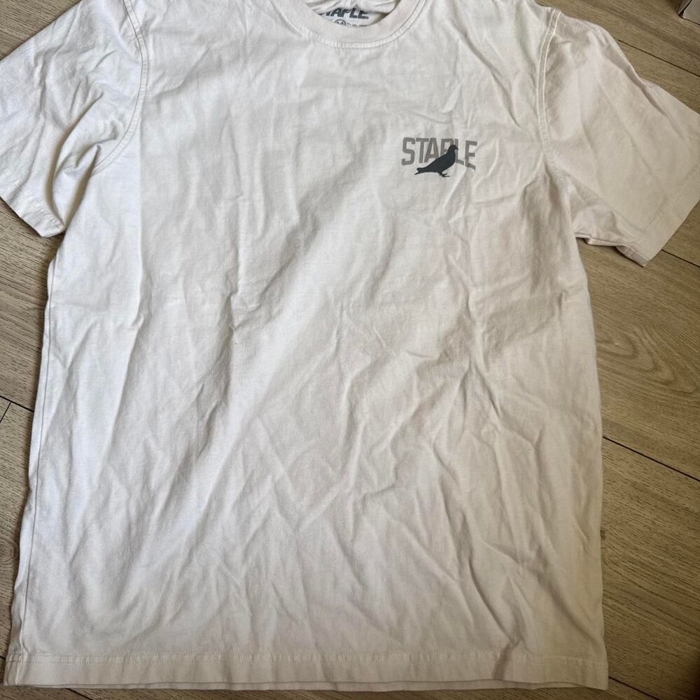 Staple-the-label Men's White T-shirt